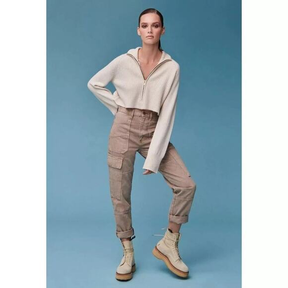 SLVRLAKE High Rise Women Jeans in Tan - Picture 1 of 14